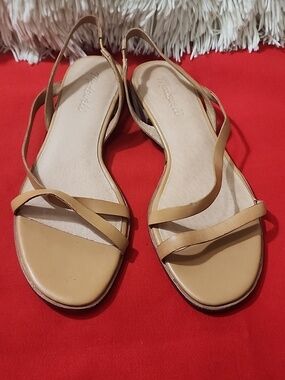 Madewell Heidi Slingback Tan  Sandals